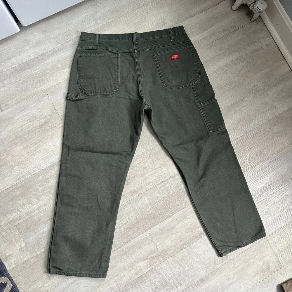 Set of 2 Dickies Pants, Relaxed Moss - 38x30 - Picture 3 of 7